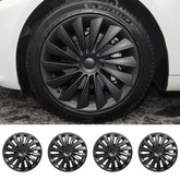 Wheel Hub Cap Covers 18'' New Blade Style Hubcaps (2023-2024)For Tesla Model 3 Highland